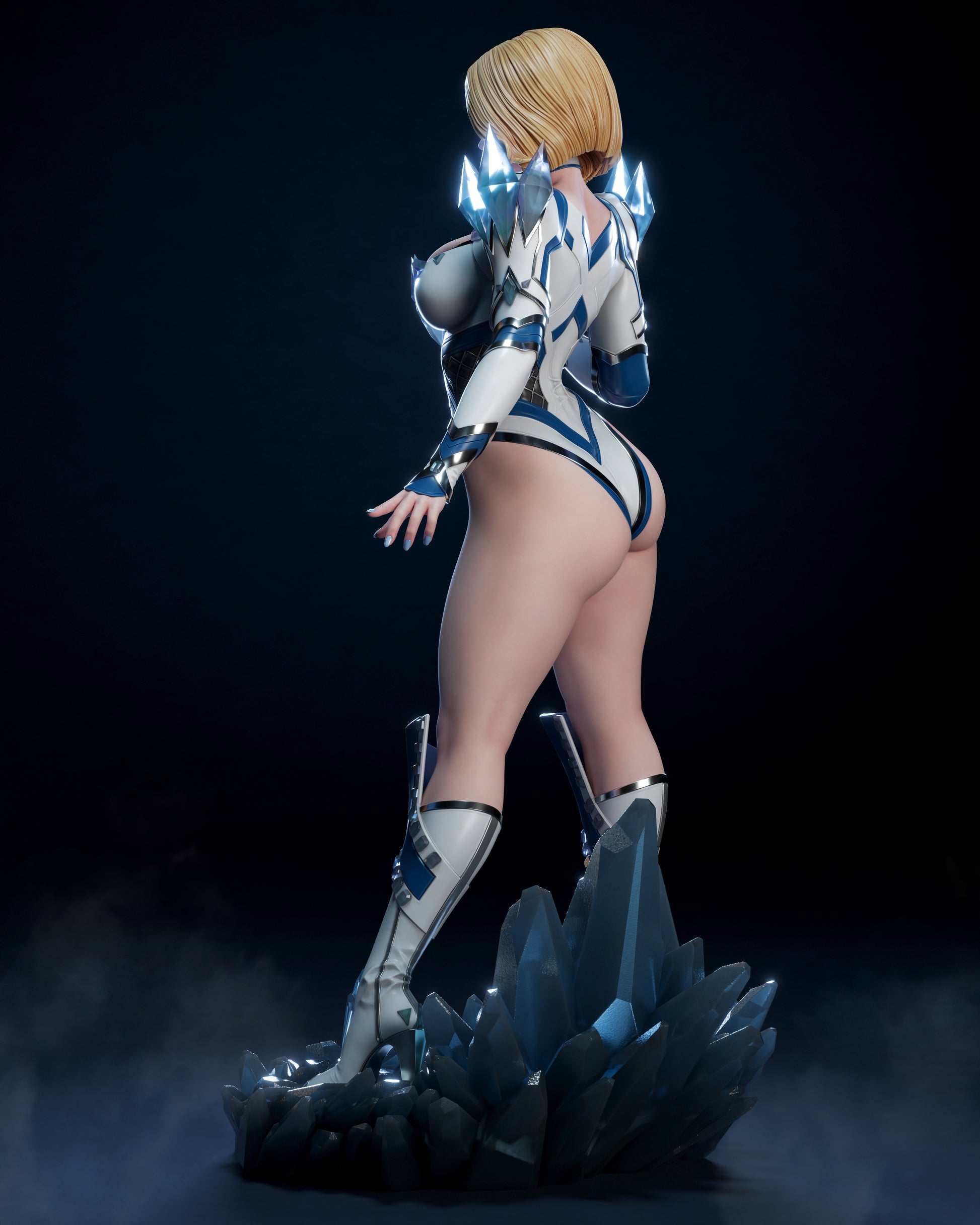 1:12 Diamond Diva | 3D Printed Resin Garage Kit Figure | CA 3D Studios