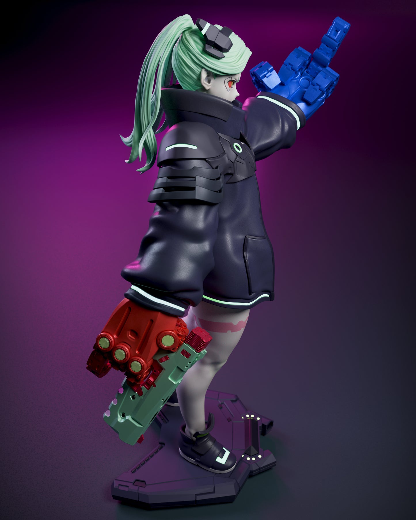 1:12 Augmented Mercenary | 3D Printed Resin Garage Kit Figure | CA 3D Studios