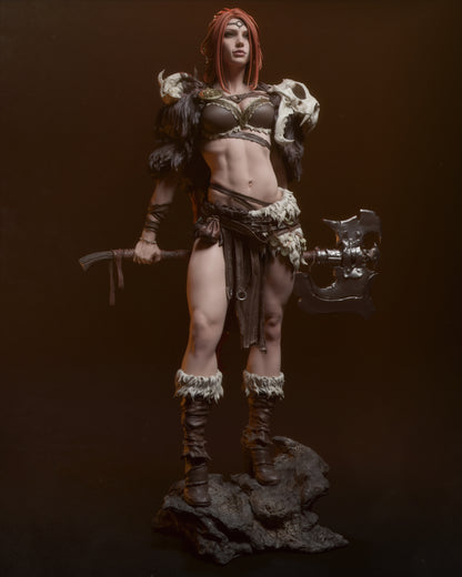 1:12 Barbarian Queen | Resin Garage Kit Figure Original Character | CA 3D Studios