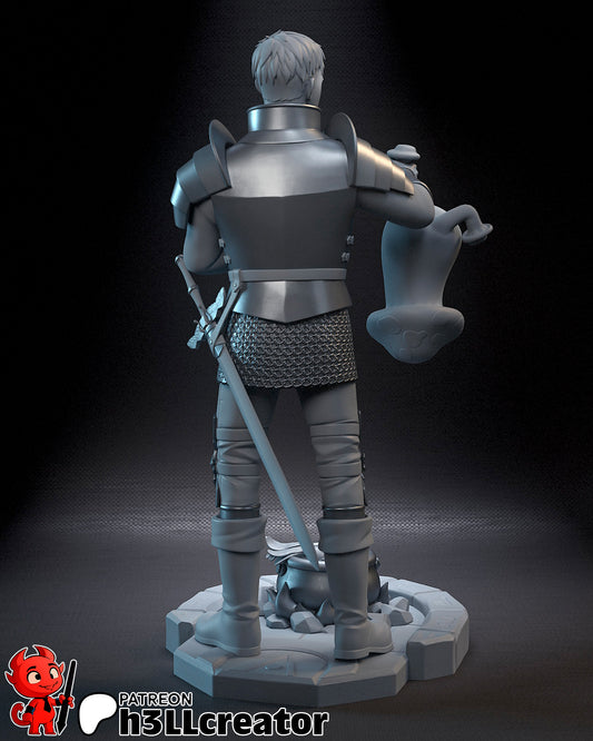 1:12 Culinary Crusader | Resin Garage Kit Figure Game Fan Art | h3LL creator