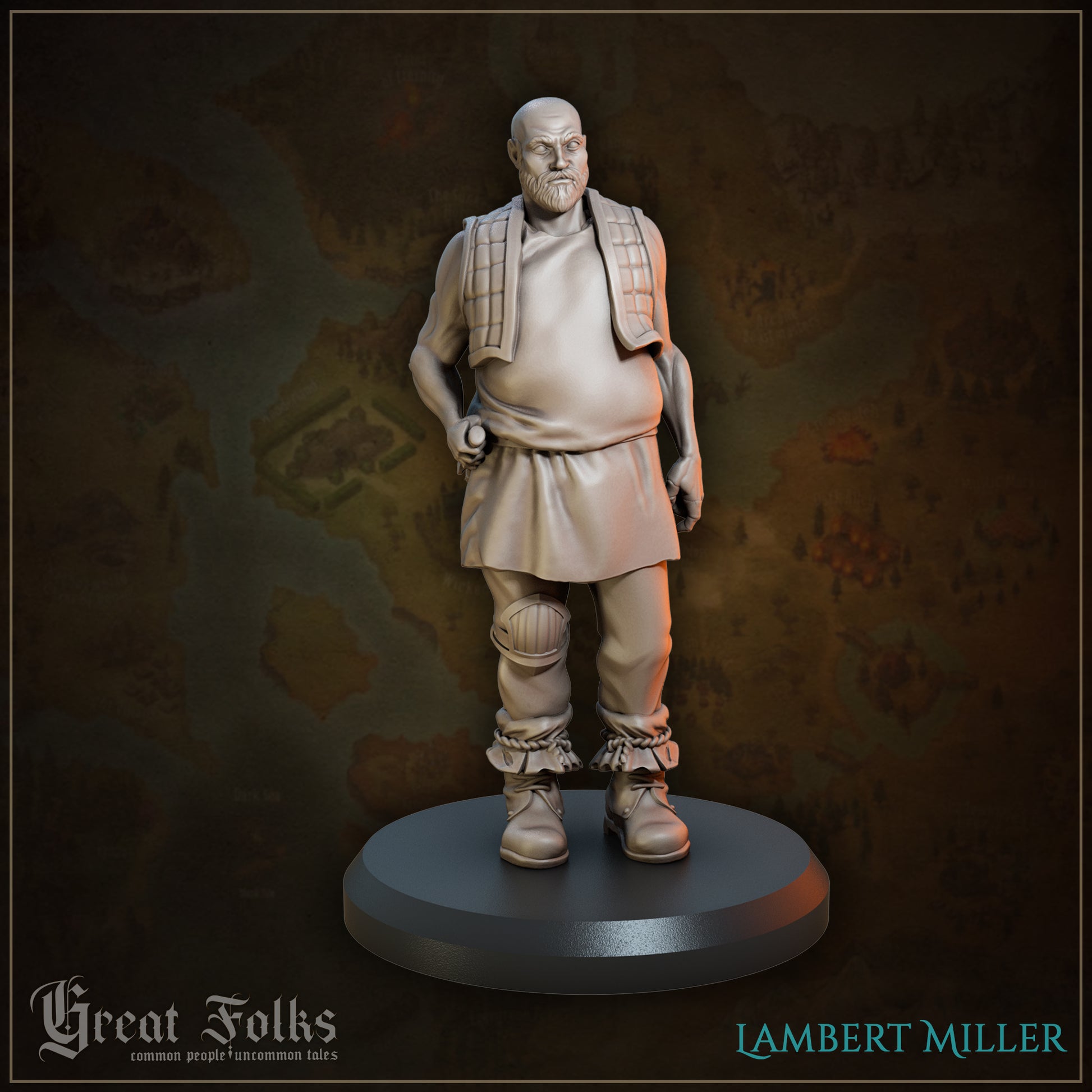 Great Folks Townsfolk, Part 2 | NPCs, Villagers, Children | Tabletop Gaming Miniatures Collection | Great Grimoire