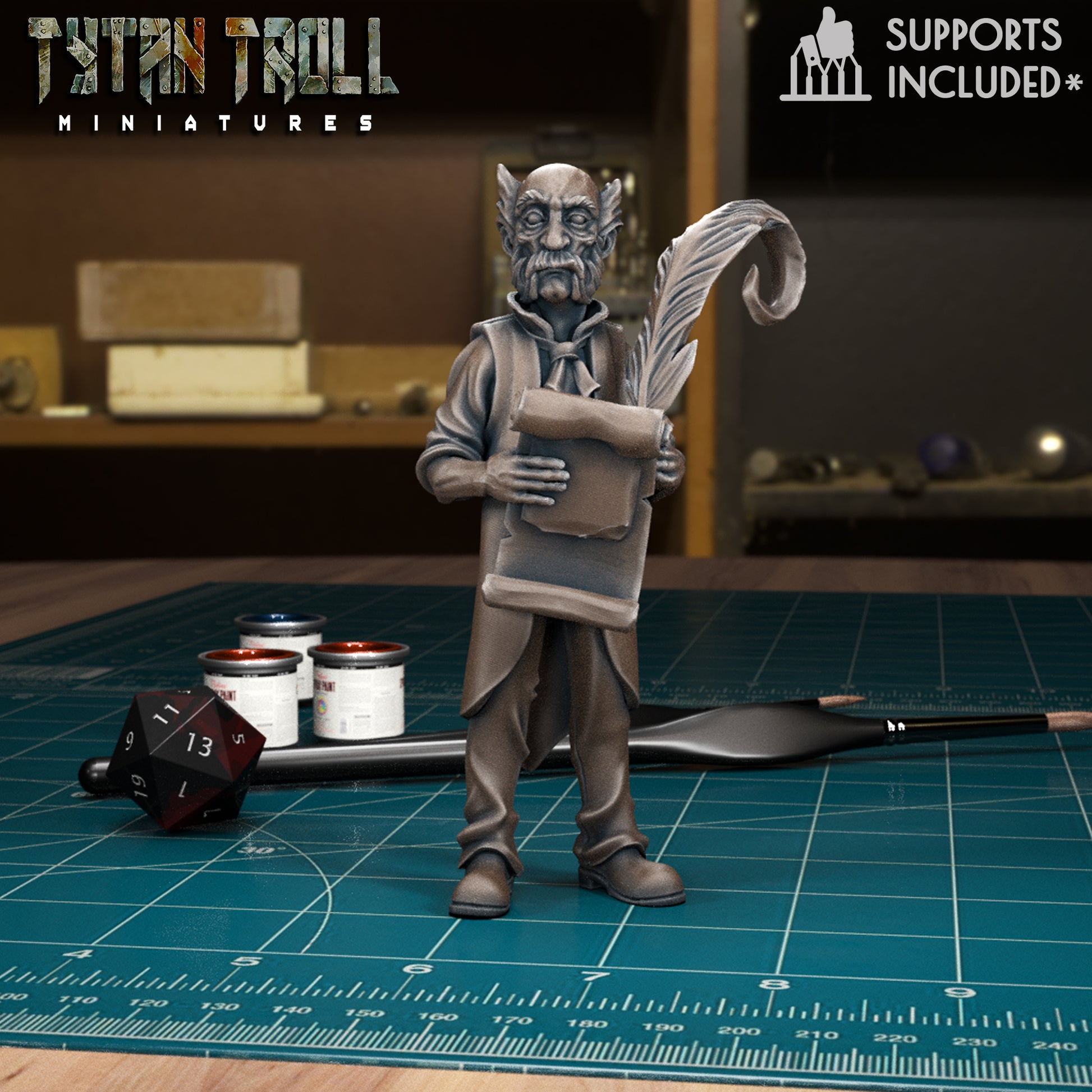 CoS Leif Lipsiege | D&D TTRPG Mini | TytanTroll Miniatures