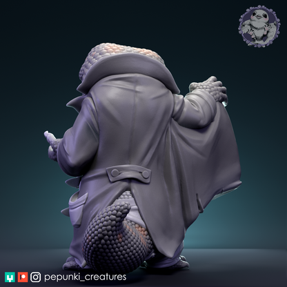 Gila Monster Lizard Smuggler | D&D Humblewood TTRPG Miniature | Pepunki Creatures