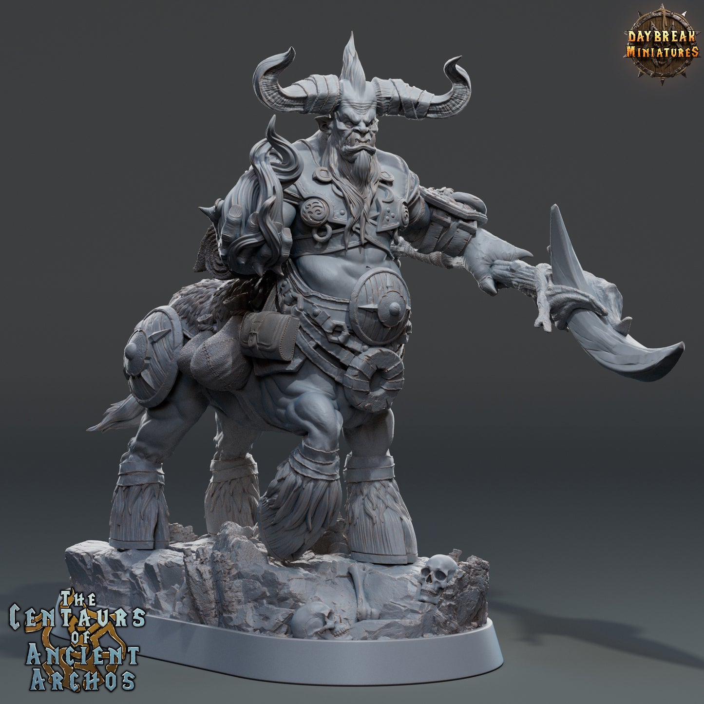 The Centaurs of Ancient Archos | Tabletop or Display Scale | D&D Mini | Daybreak Miniatures