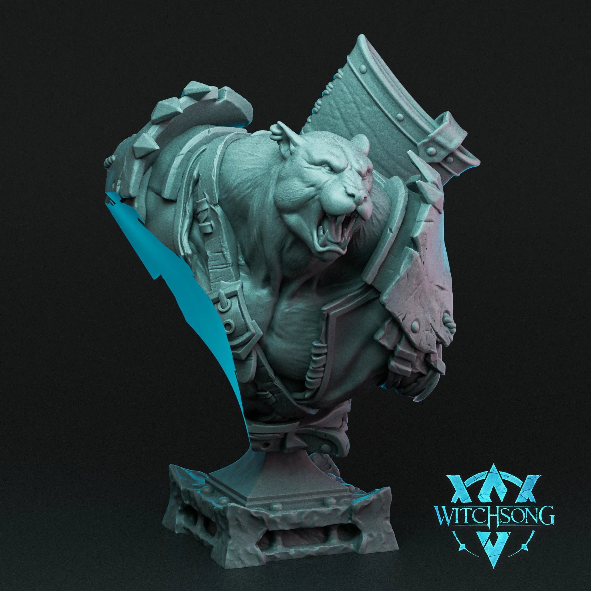 Lord of the Jungle | Mini or Bust | Monster Miniature Statue | Witchsong Miniatures