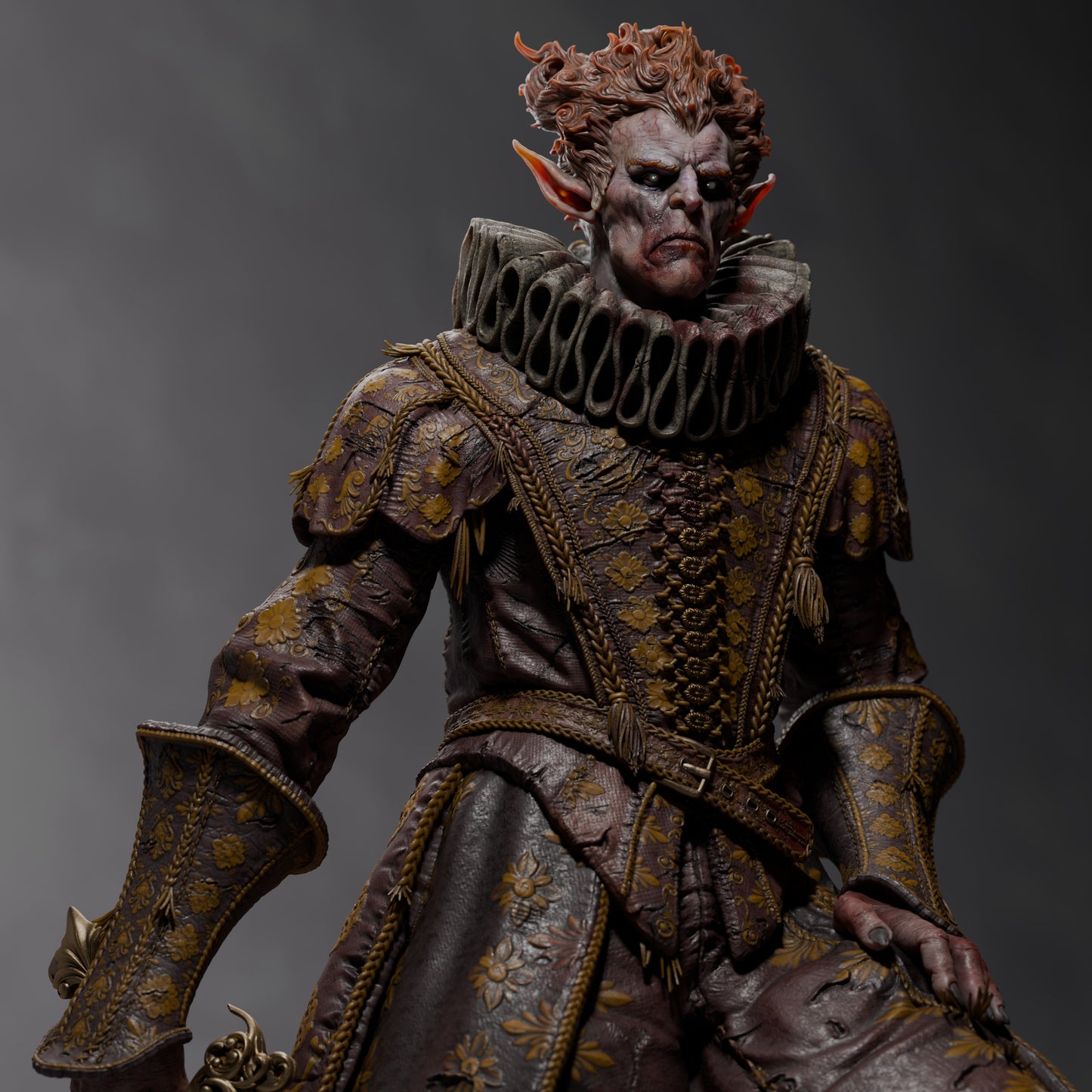 Lord Vermillion, Ancient Order Immortalis | D&D TTRPG Miniature | Rescale Miniatures | 3D Print