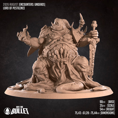 Lord of Pestilence | D&D TTRPG Miniature | Bite the Bullet