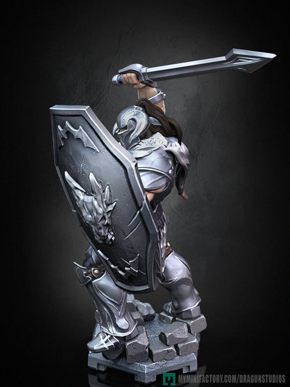 Battler Knight | D&D TTRPG Miniature | Dragun Studios