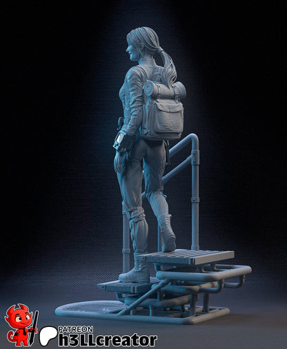 1:12 Atomic Nomad | Resin Garage Kit Figure Game Fan Art | h3LL creator