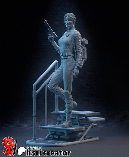 1:12 Atomic Nomad | Resin Garage Kit Figure Game Fan Art | h3LL creator
