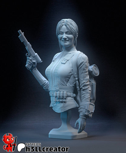 1:12 Atomic Nomad | Resin Garage Kit Figure Game Fan Art | h3LL creator