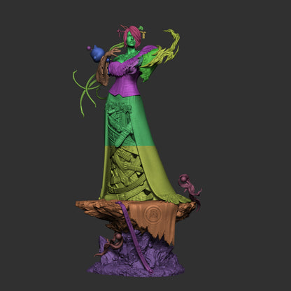 1:12 Elemental Sorceress | 3D Print Resin Garage Kit Figure | CA 3D Studios
