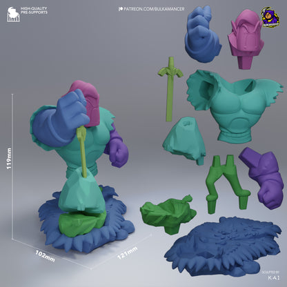 Lunk Chibi | Resin Garage Kit Figure | Bulkamancer Sculpts
