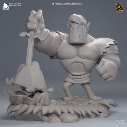 Lunk Chibi | Resin Garage Kit Figure | Bulkamancer Sculpts