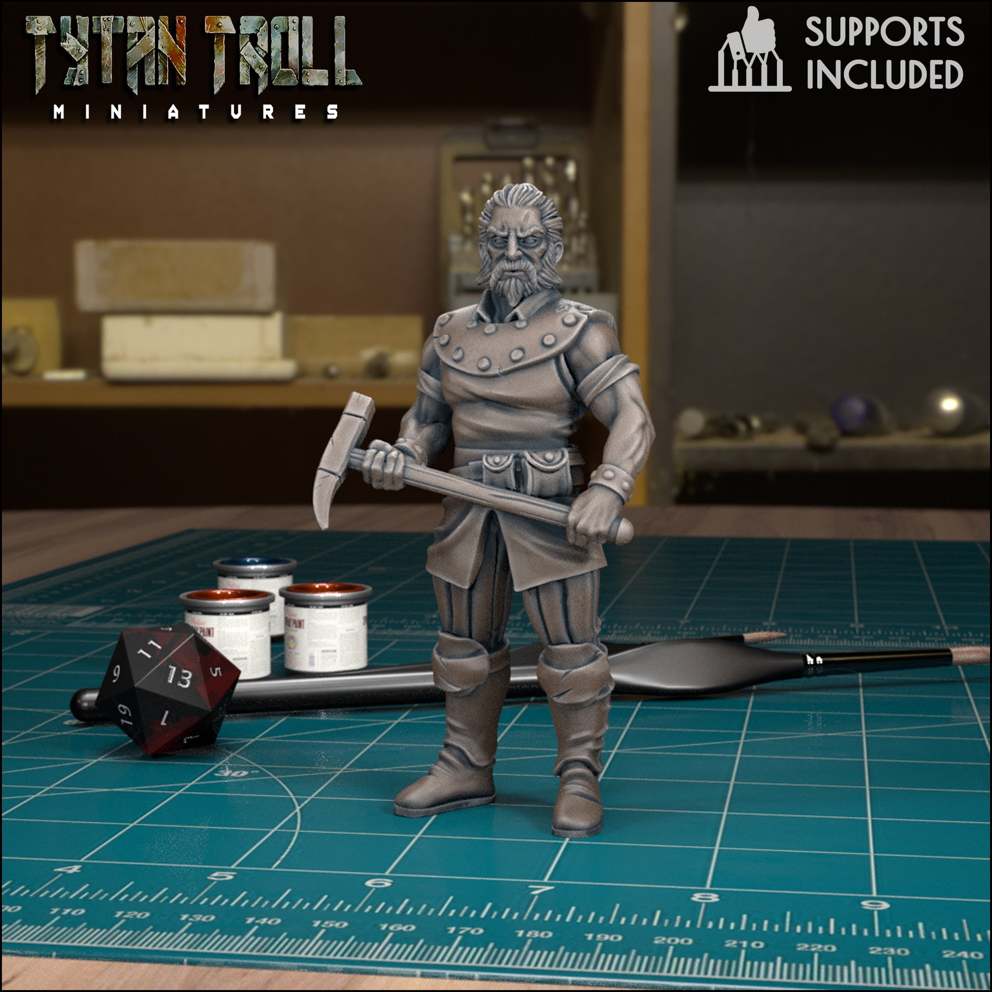 CoS Luvash | D&D TTRPG Mini | TytanTroll Miniatures