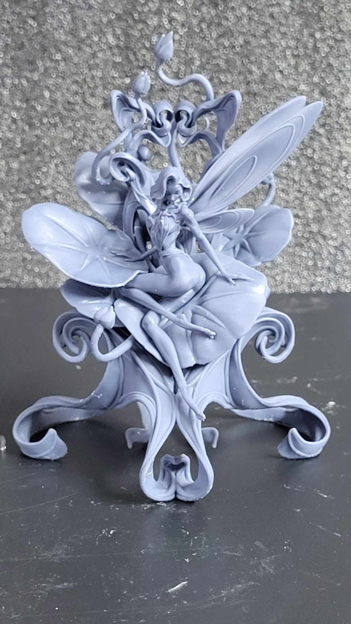 Lyraeth of the Aurum Realm, Beautiful Faeries | Resin Garage Kit Pin Up Figure Statue | Blackthorn Miniatures