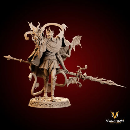Mezrak, the Flamepiercer Serpent | Gaming Miniature or Display Garage Kit | Volition Miniatures