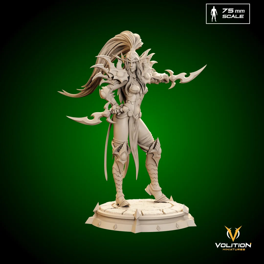 Female Blood Elf Rogue | Resin Garage Kit | Volition Miniatures