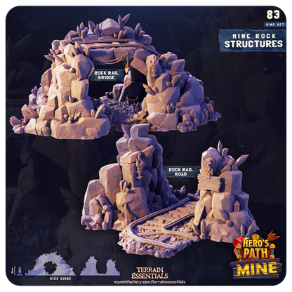 Mines Set | TTRPG Scatter Diorama Dollhouse Miniature | Terrain Essentials