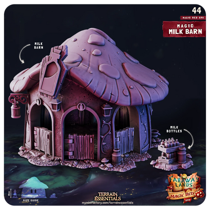 Red Magic Spa Set, Valentine's Love | TTRPG Scatter Diorama Dollhouse Miniature | Terrain Essentials