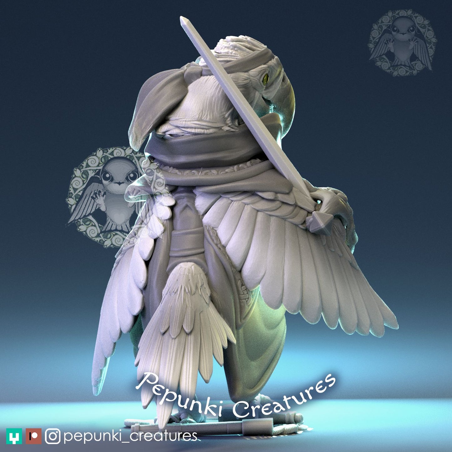 Macaw Pirate | Pepunki Creatures