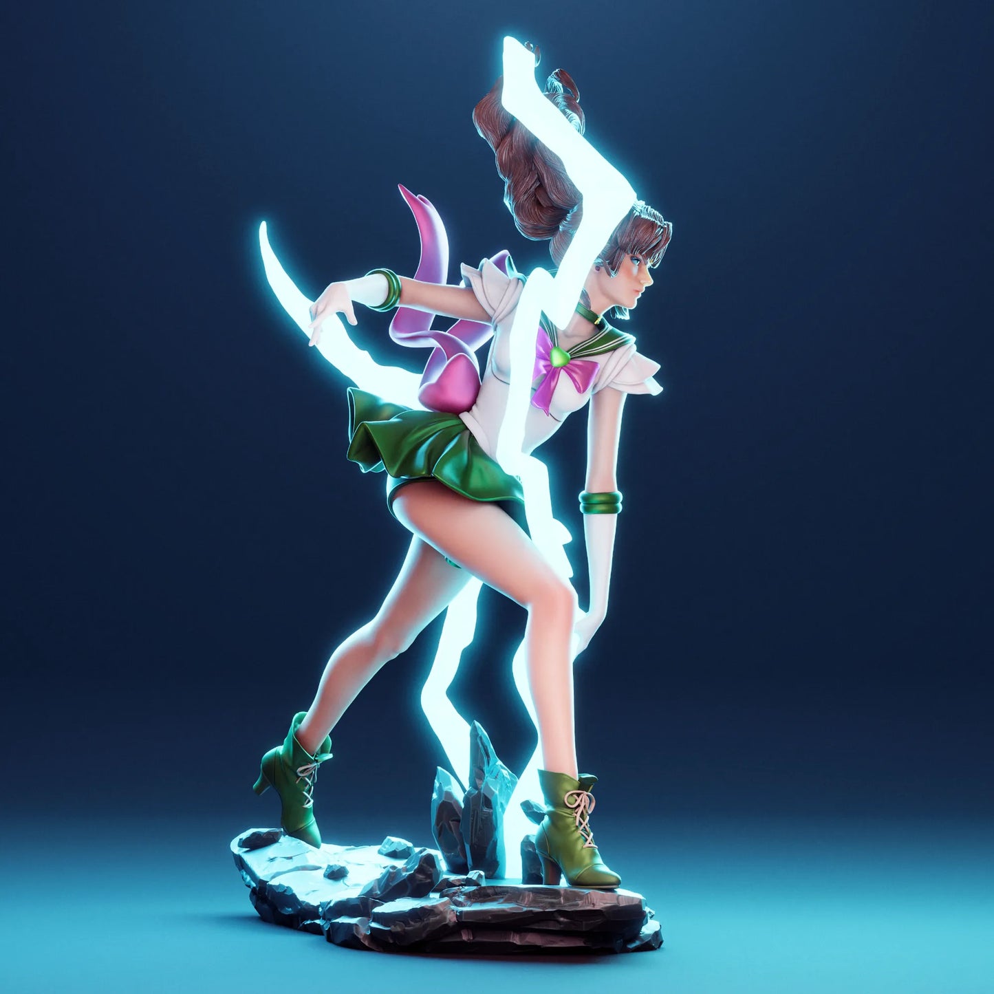 1:12 Lightning Sailor | 3D Printed Resin Garage Kit Figure | CA 3D Studios