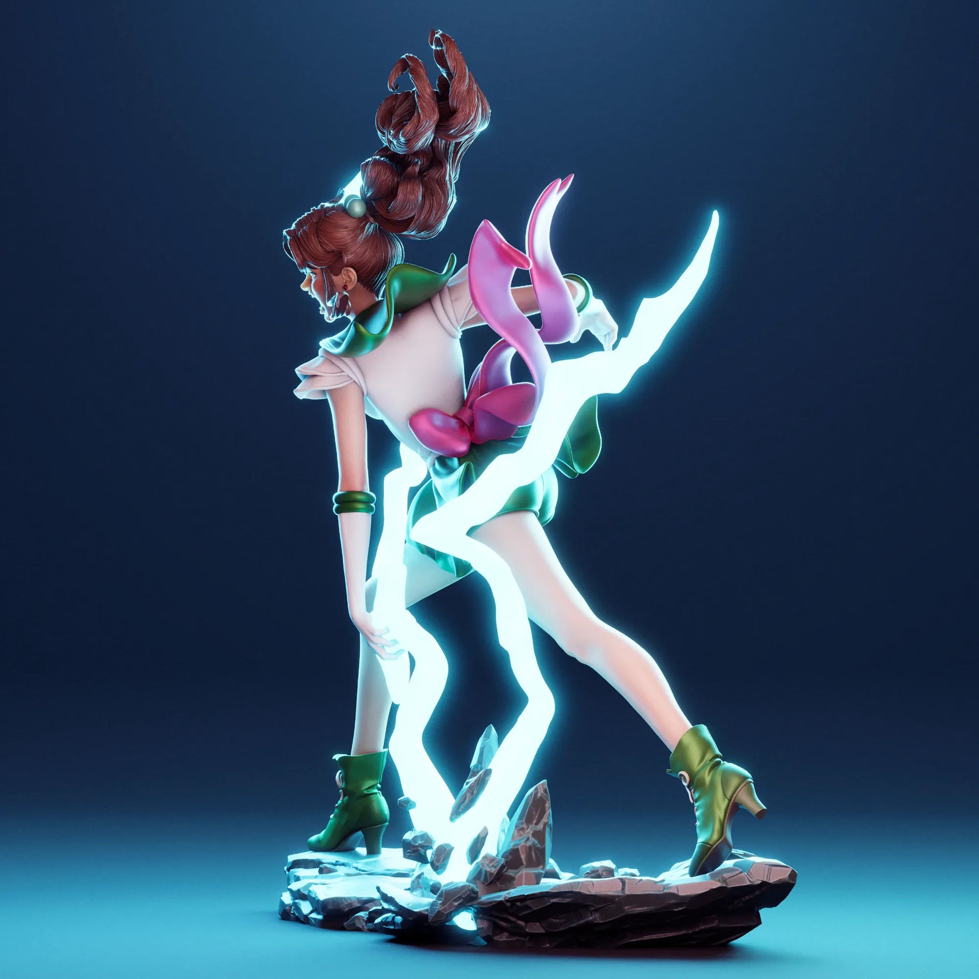 1:12 Lightning Sailor | 3D Printed Resin Garage Kit Figure | CA 3D Studios