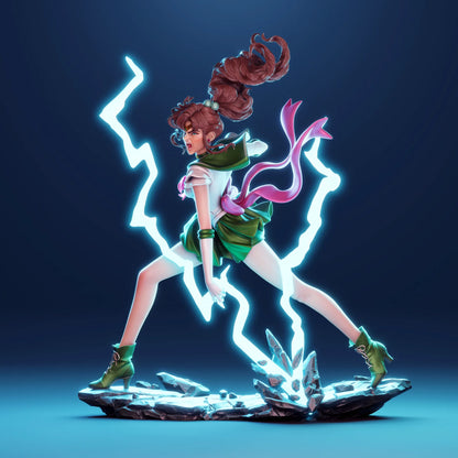 1:12 Lightning Sailor | 3D Printed Resin Garage Kit Figure | CA 3D Studios