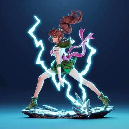 1:12 Lightning Sailor | 3D Printed Resin Garage Kit Figure | CA 3D Studios