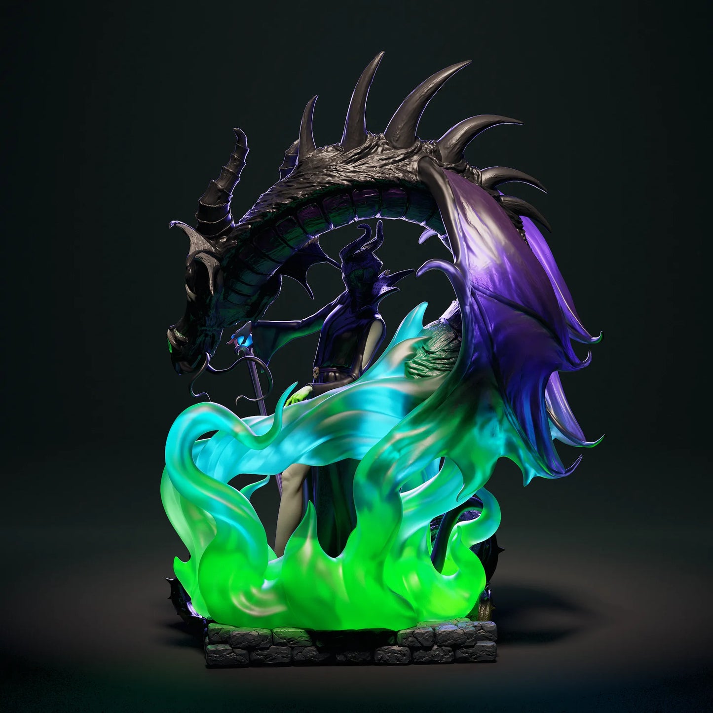1:12 Malevolent Enchantress | 3D Printed Resin Garage Kit Figure | CA 3D Studios