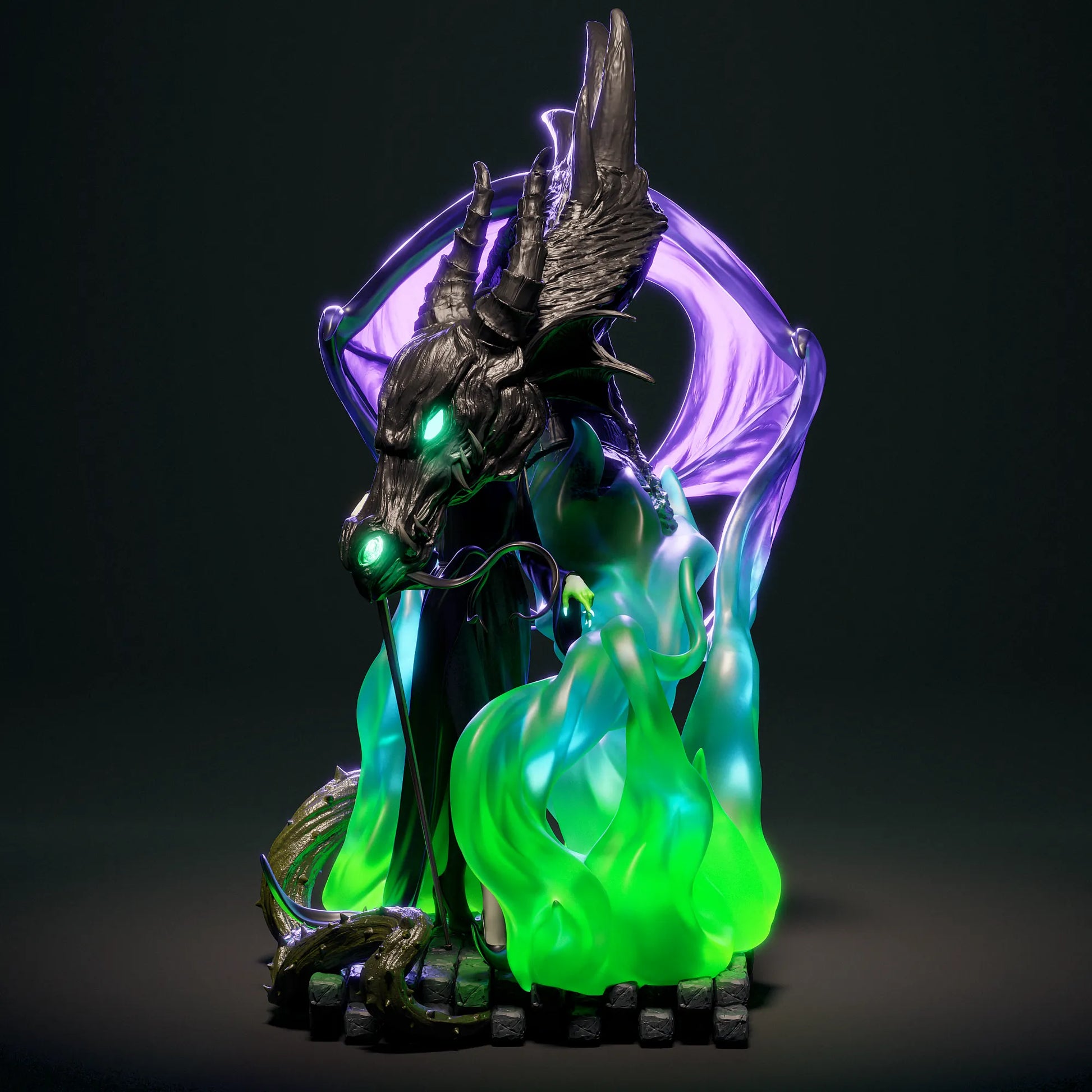 1:12 Malevolent Enchantress | 3D Printed Resin Garage Kit Figure | CA 3D Studios