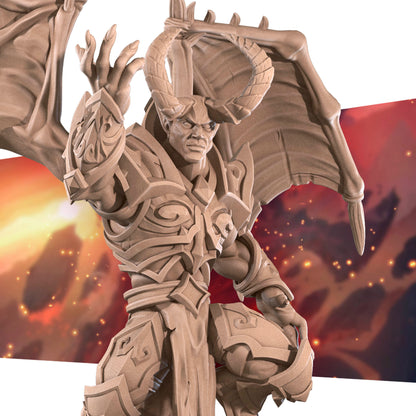 Realm of Bulletcraft, Dreadlord Necromancer | D&D Pathfinder TTRPG Miniature | Bite the Bullet