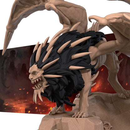 Manticore | D&D TTRPG Miniature | Bite the Bullet