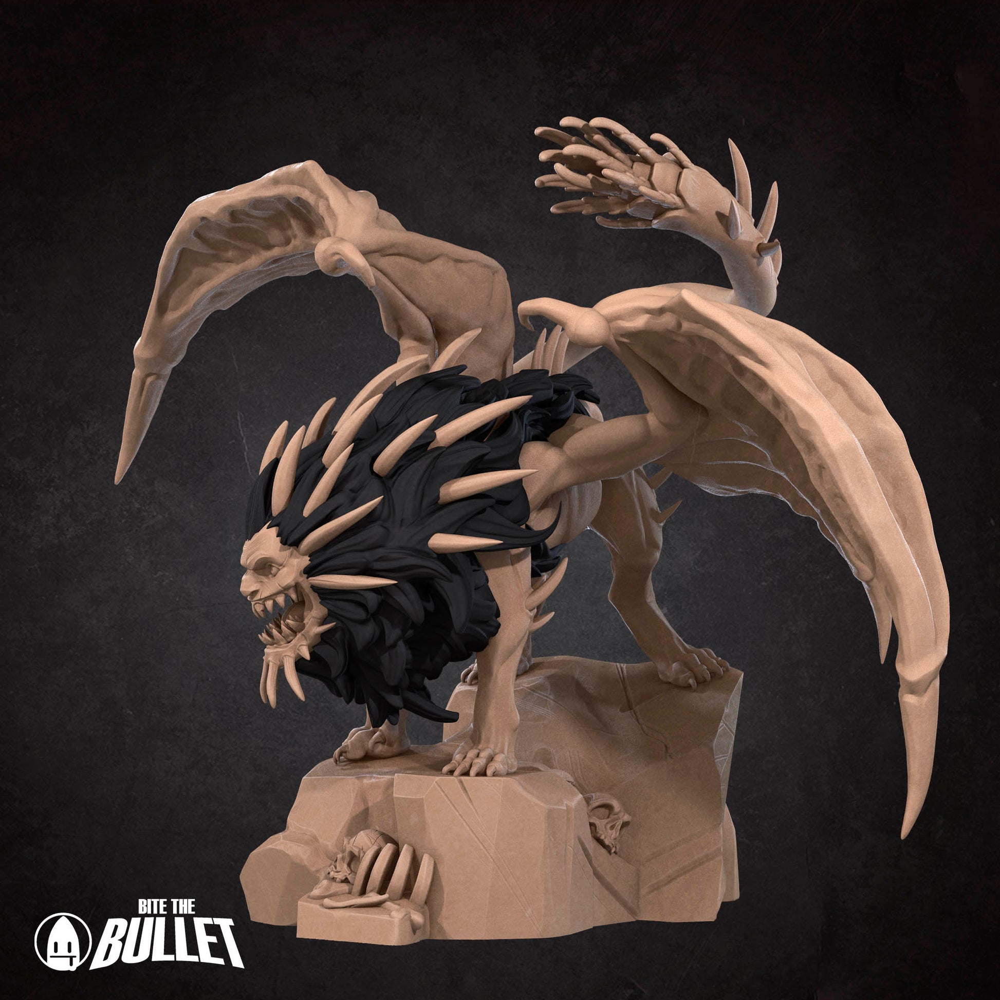 Manticore | D&D TTRPG Miniature | Bite the Bullet