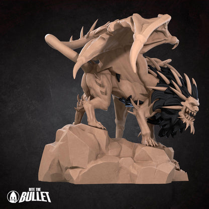 Manticore | D&D TTRPG Miniature | Bite the Bullet