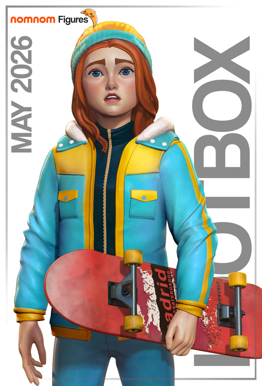 Fearless Skater | Resin Garage Kit Figure Anime Fan Art | Nomnom Figures