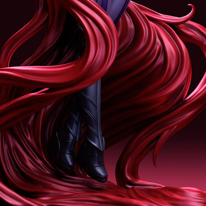 1:12 Telekinetic Hair Queen | 3D Printed Resin Garage Kit Figure | CA 3D Studios