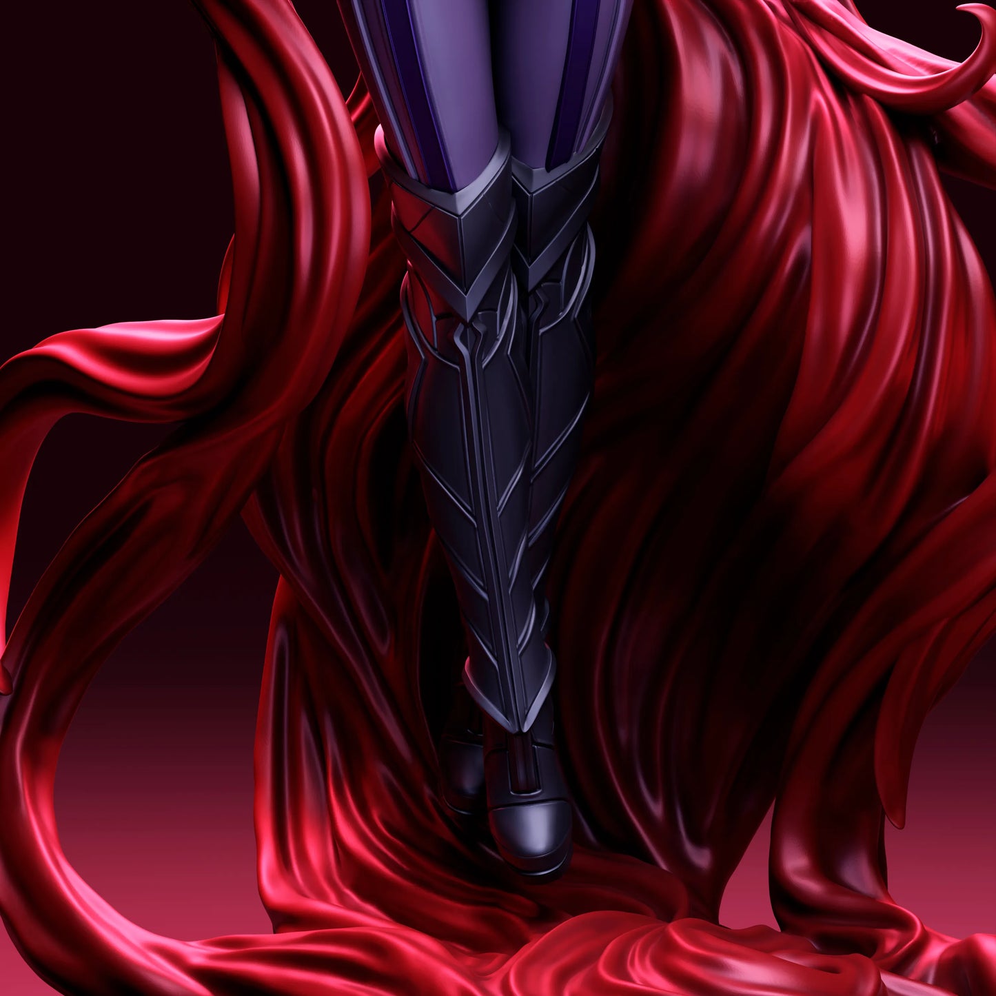 1:12 Telekinetic Hair Queen | 3D Printed Resin Garage Kit Figure | CA 3D Studios