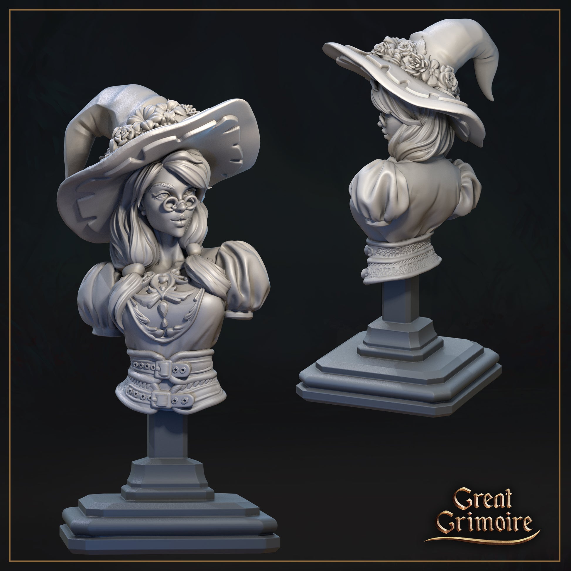 Melinda the Good Witch, Horror Oz | Veil of Emerald Dreams | Tabletop Gaming Miniature | Great Grimoire