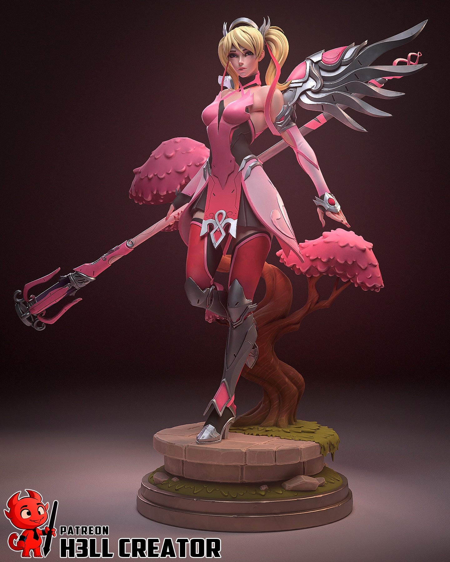 1:12 Radiant Healer | Resin Garage Kit Figure Game Fan Art | h3LL creator