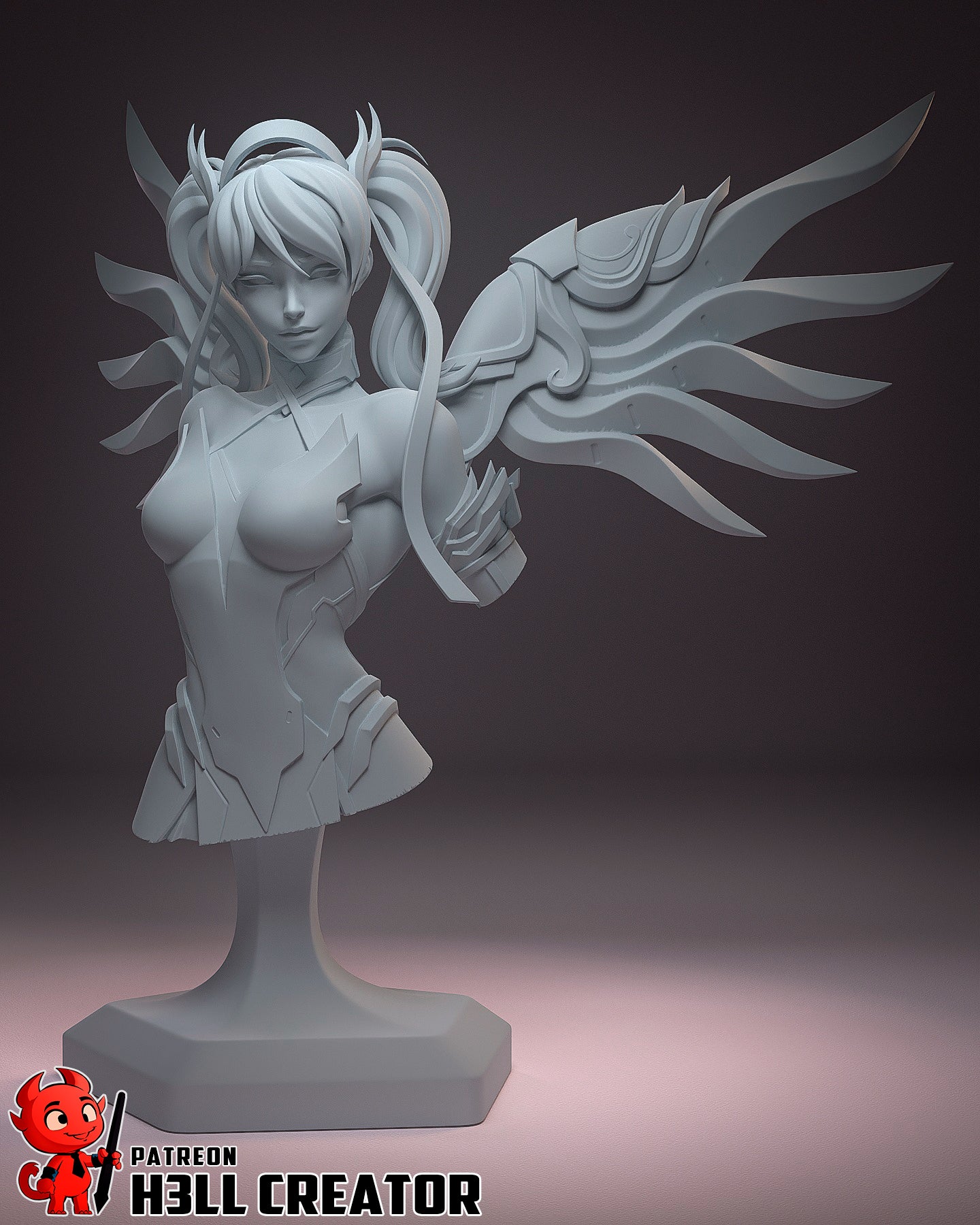 1:12 Radiant Healer | Resin Garage Kit Figure Game Fan Art | h3LL creator