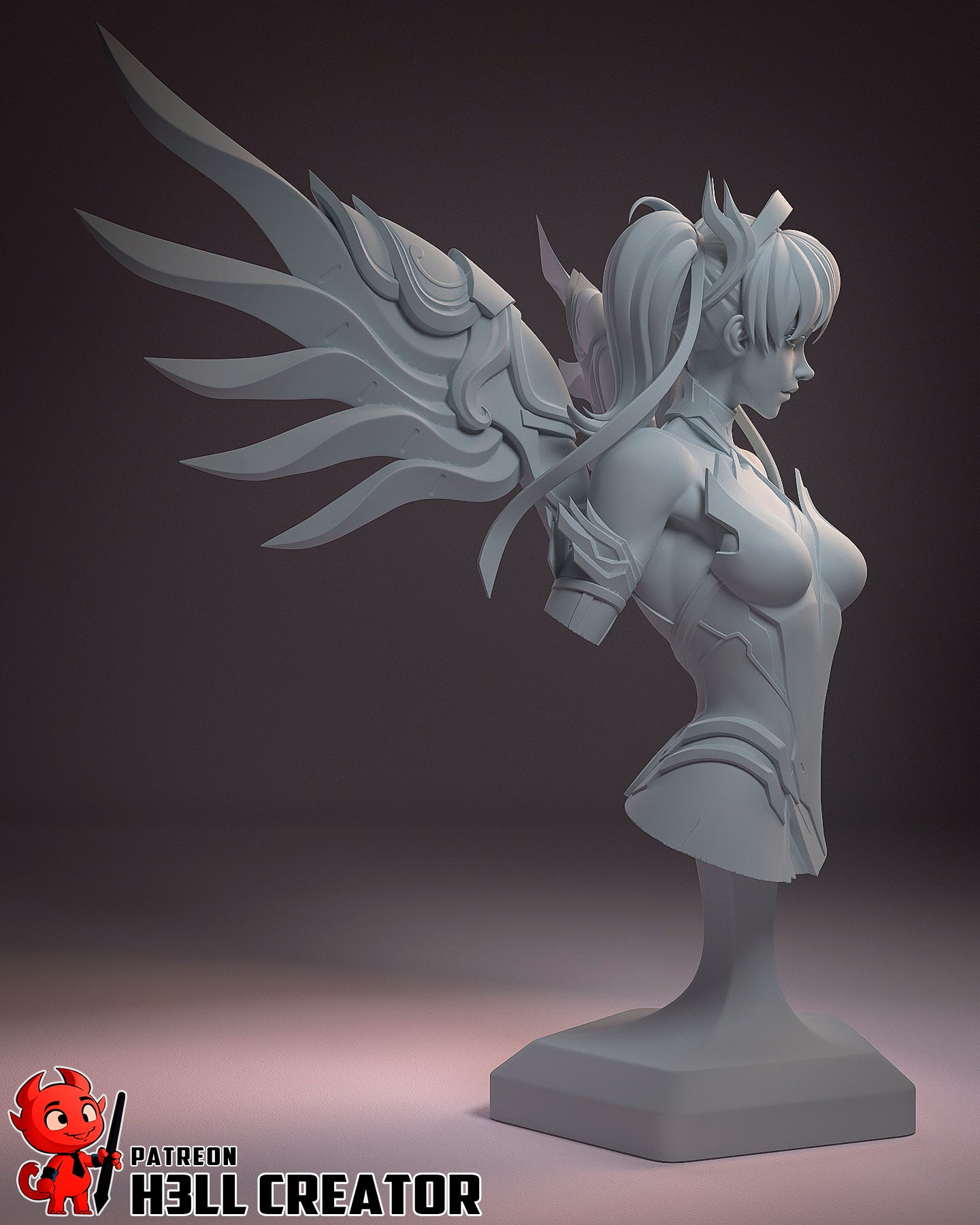 1:12 Radiant Healer | Resin Garage Kit Figure Game Fan Art | h3LL creator