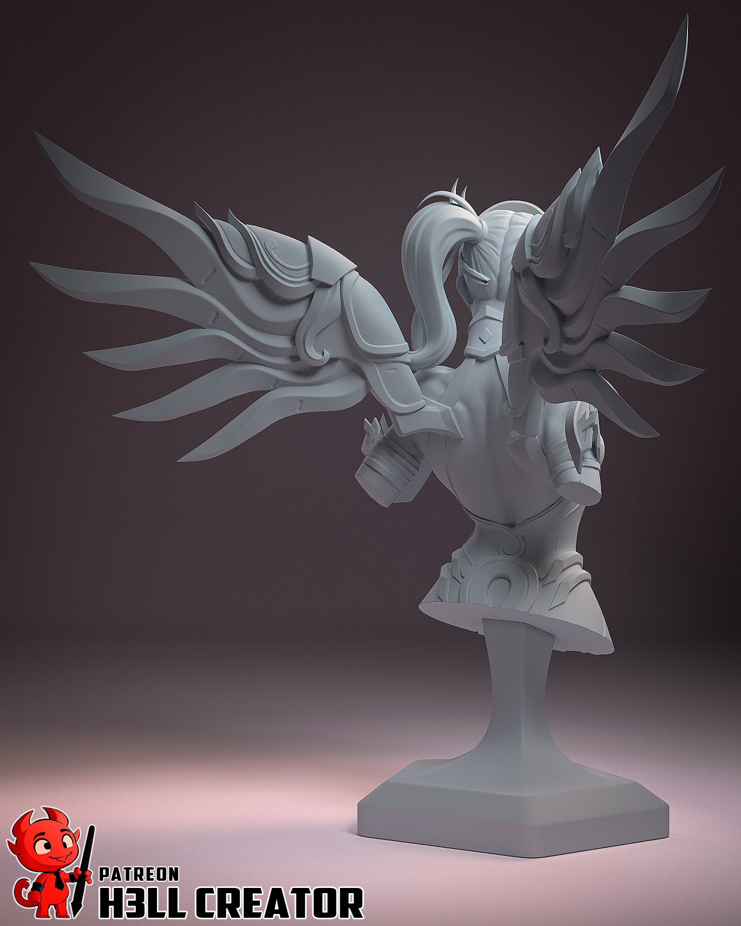 1:12 Radiant Healer | Resin Garage Kit Figure Game Fan Art | h3LL creator