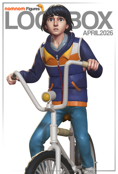 Resin garage kit figure of Anxious Young Protector from Tattles Told 3D, featuring a detailed anime-inspired design.