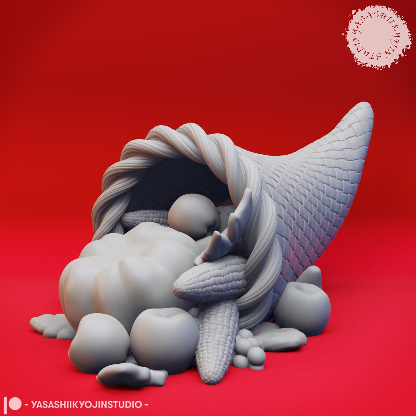 Cornucopia Mimic Set | D&D TTRPG Monster Miniature | Yasashii Kyojin Studio