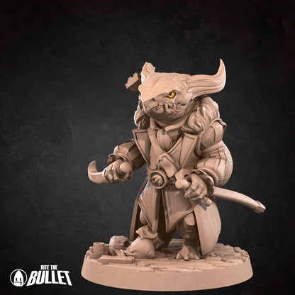 Kobold Minstrel | D&D TTRPG Miniature | Bite the Bullet
