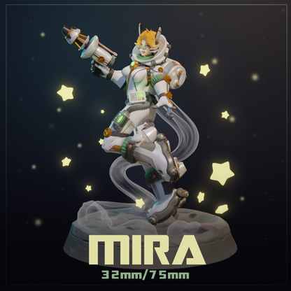 Mira | Tabletop or Display Scale | D&D TTRPG Fantasy Miniature | Dungeons and Maidens