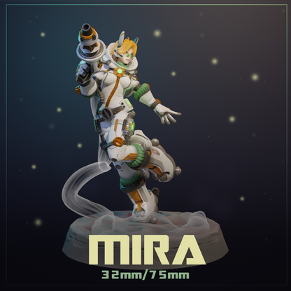Mira | Tabletop or Display Scale | D&D TTRPG Fantasy Miniature | Dungeons and Maidens
