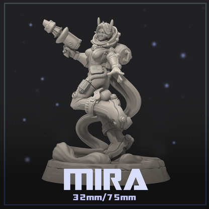 Mira | Tabletop or Display Scale | D&D TTRPG Fantasy Miniature | Dungeons and Maidens