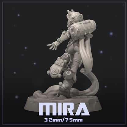 Mira | Tabletop or Display Scale | D&D TTRPG Fantasy Miniature | Dungeons and Maidens